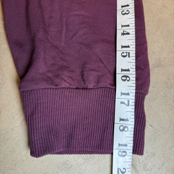 Soma Ultra Soft Fleece Jacket Merlot Full Zip Hoodie XXL Loungewear NEW - Picture 9 of 9